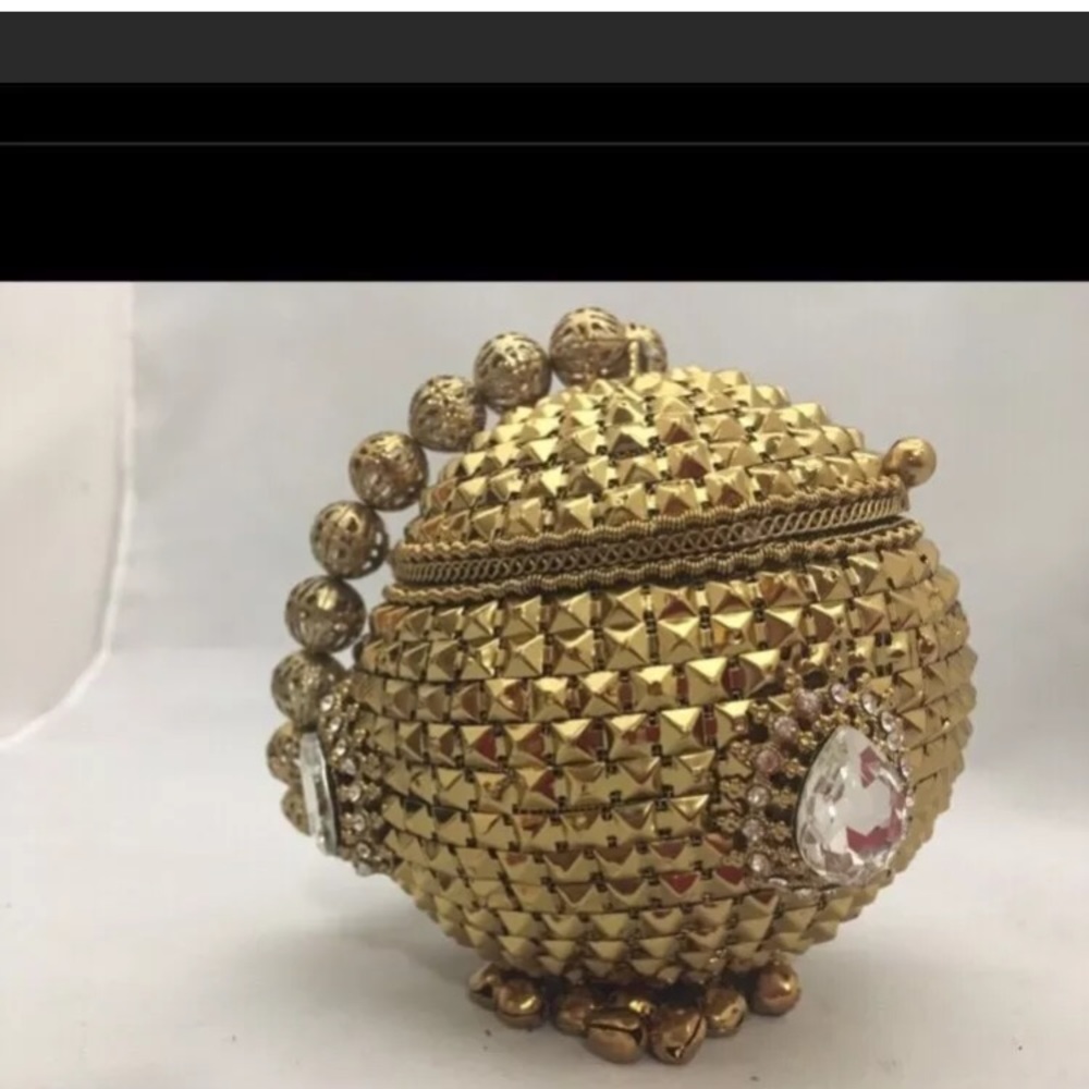 New without tag Handmade metal clutch final price!